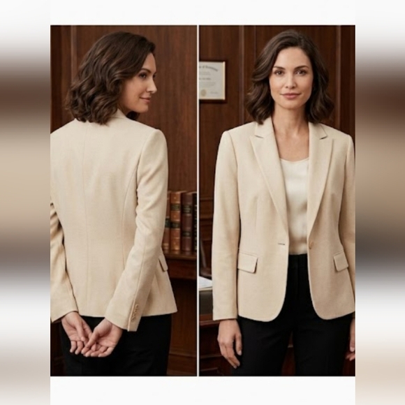 Anne Klein Jackets & Blazers - #62 Anne Klein Beige Blazer nwot